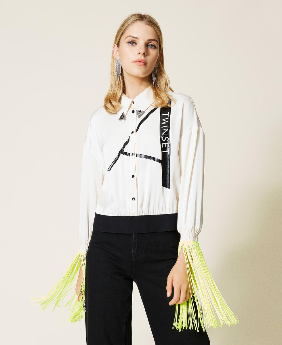 Chemise a new arrivals frange