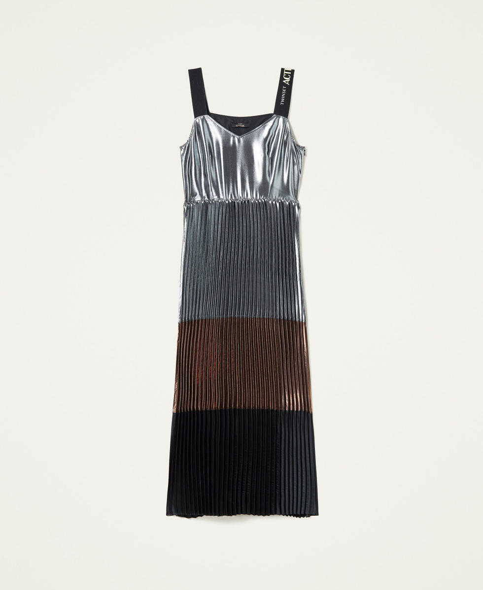 Bcbg rainbow pleated outlet dress