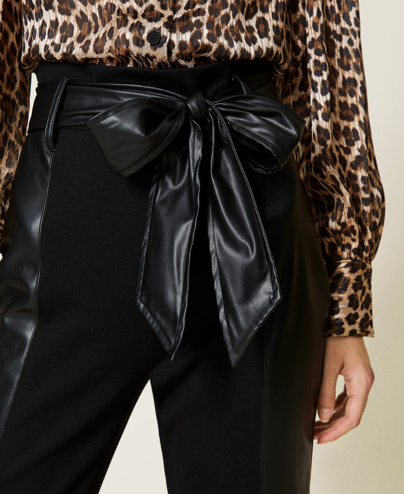 High waist skinny trousers Black Woman 212AT2392-06