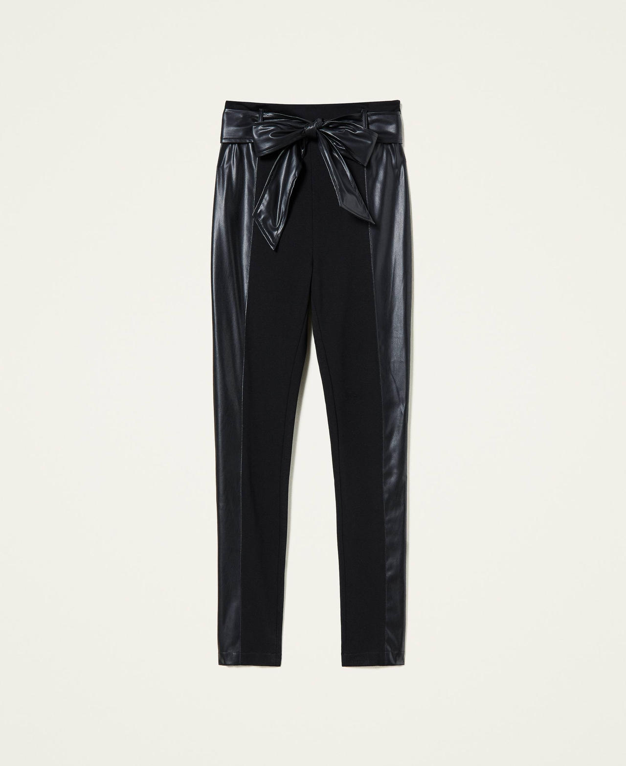 Pantalon skinny taille haute Noir Femme 212AT2392-0S