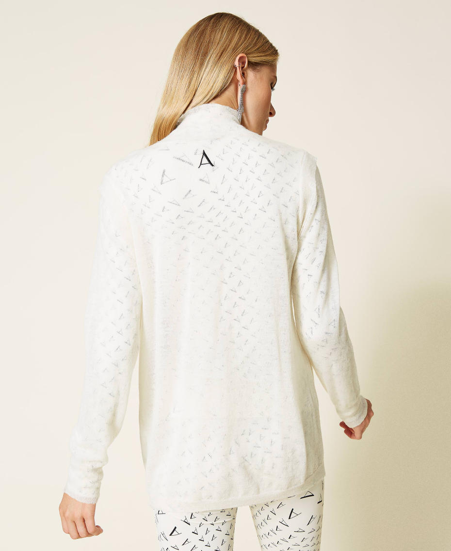 Maglia lupetto in lana e alpaca Madreperla Donna 212AT3031-04
