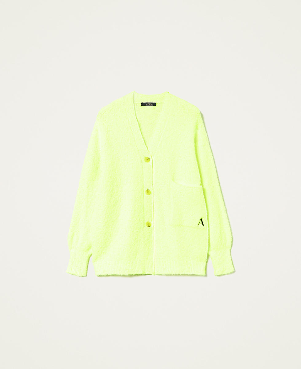 Neon hot sale yellow cardigan