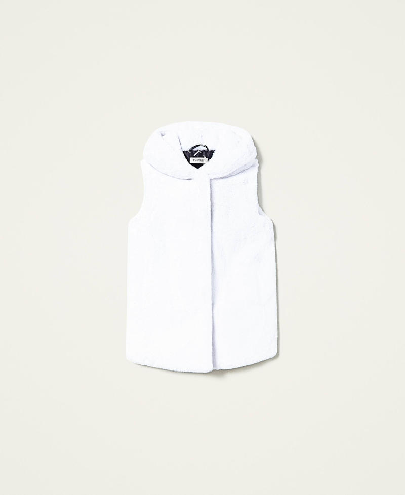 Chaleco largo con capucha Hueso Ni&ntilde;a 212GJ2102-0S