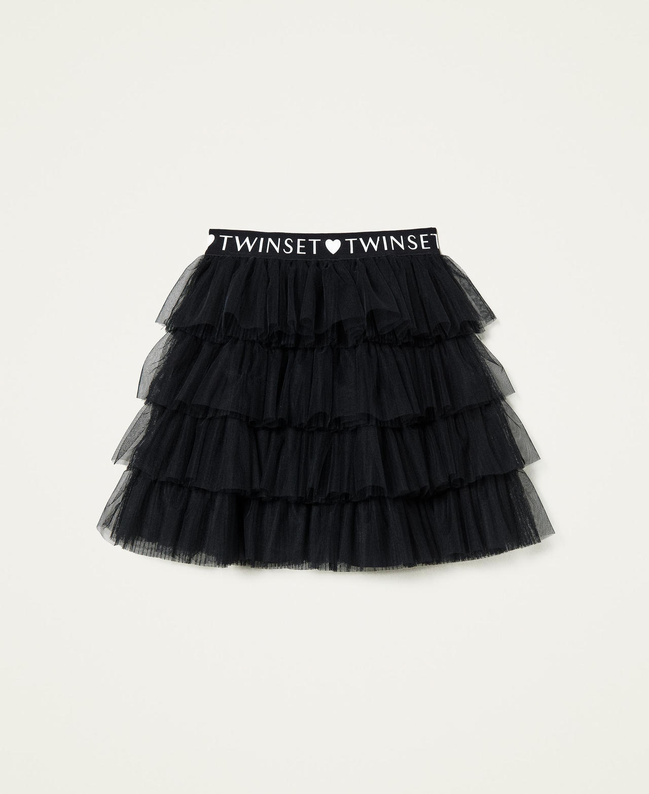 Layered tulle skirt Black Girl 212GJ2281-0S