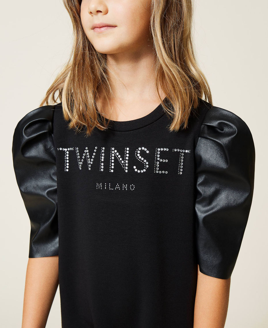 Scubakleid mit Logo Schwarz M&auml;dchen 212GJ241B-04