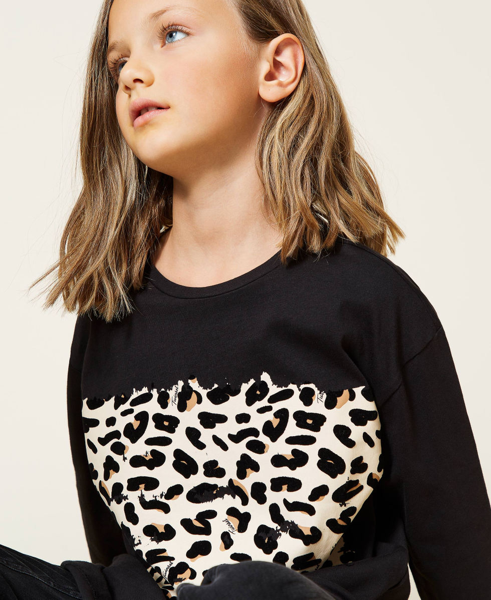 Animal print discount shirt girls