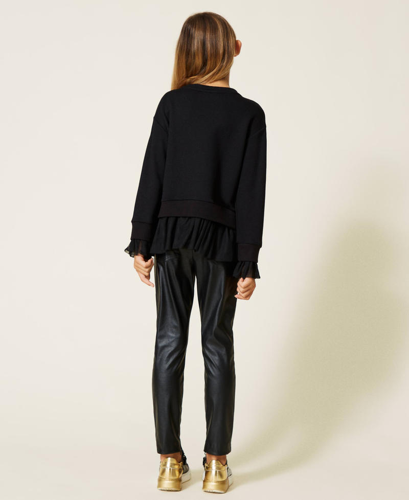 Leggings mit Logo Schwarz M&auml;dchen 212GJ2531-03