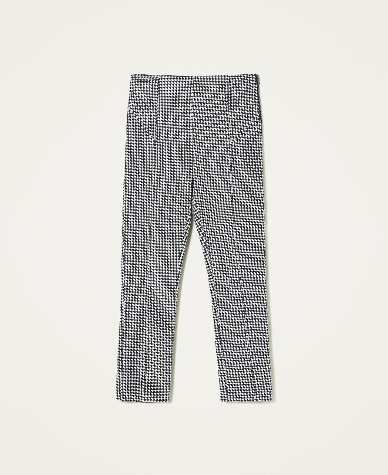Houndstooth leggings Off White Houndstooth / Black Girl 212GJ2541-0S