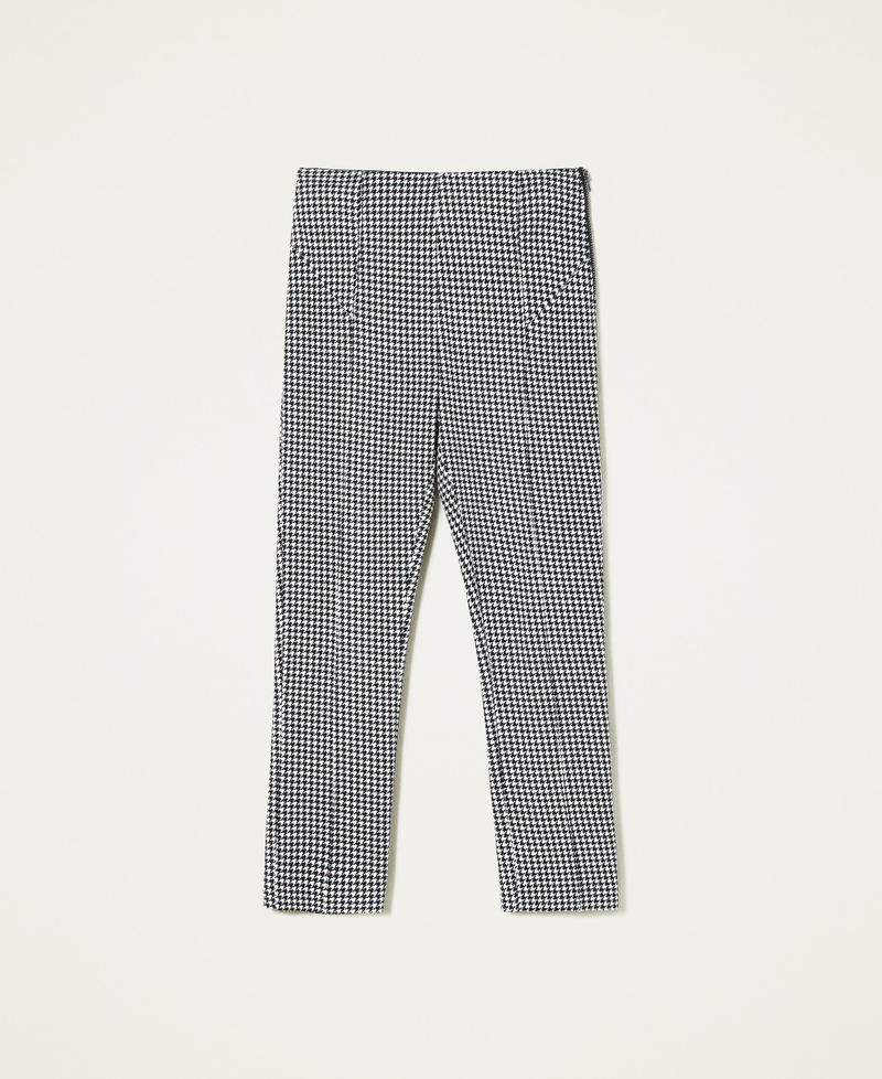 Houndstooth leggings Off White Houndstooth / Black Girl 212GJ2541-0S