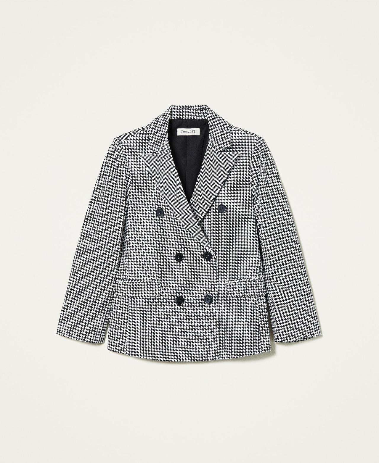 Houndstooth blazer Off White Houndstooth / Black Girl 212GJ2542-0S