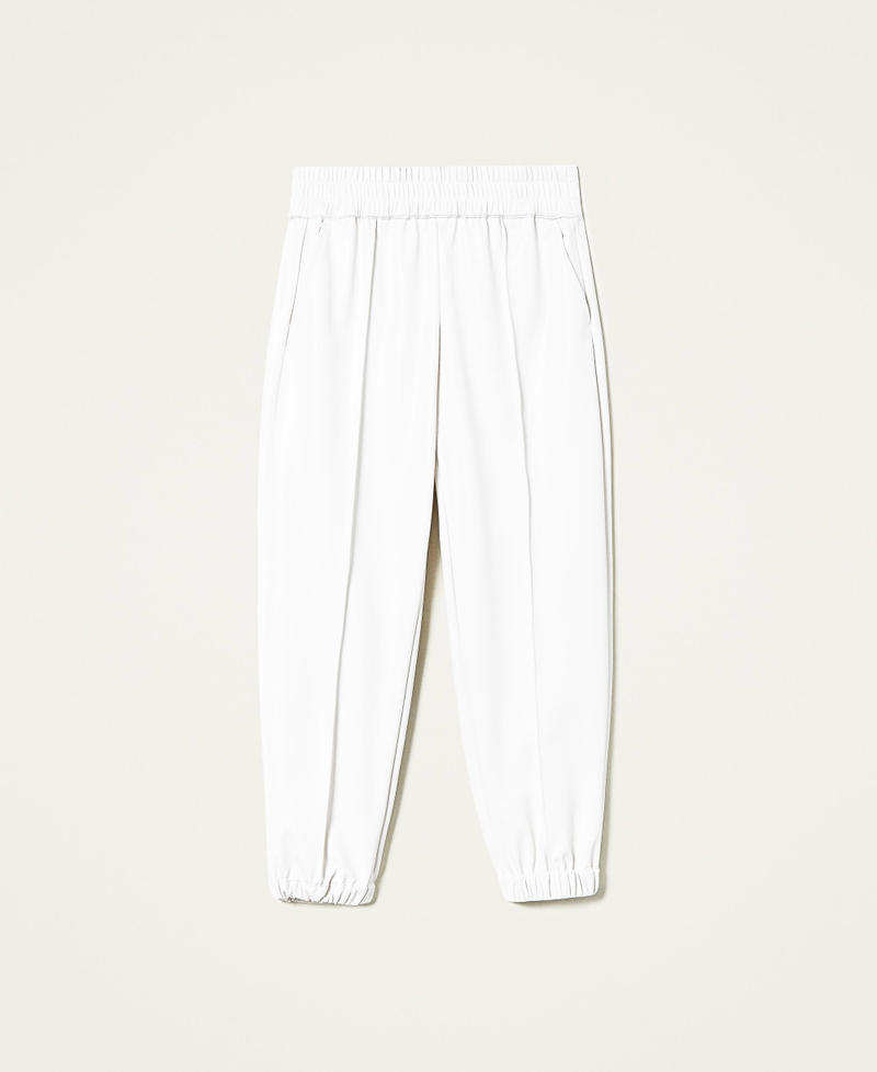 Faux leather joggers Off White Girl 212GJ2570-0S