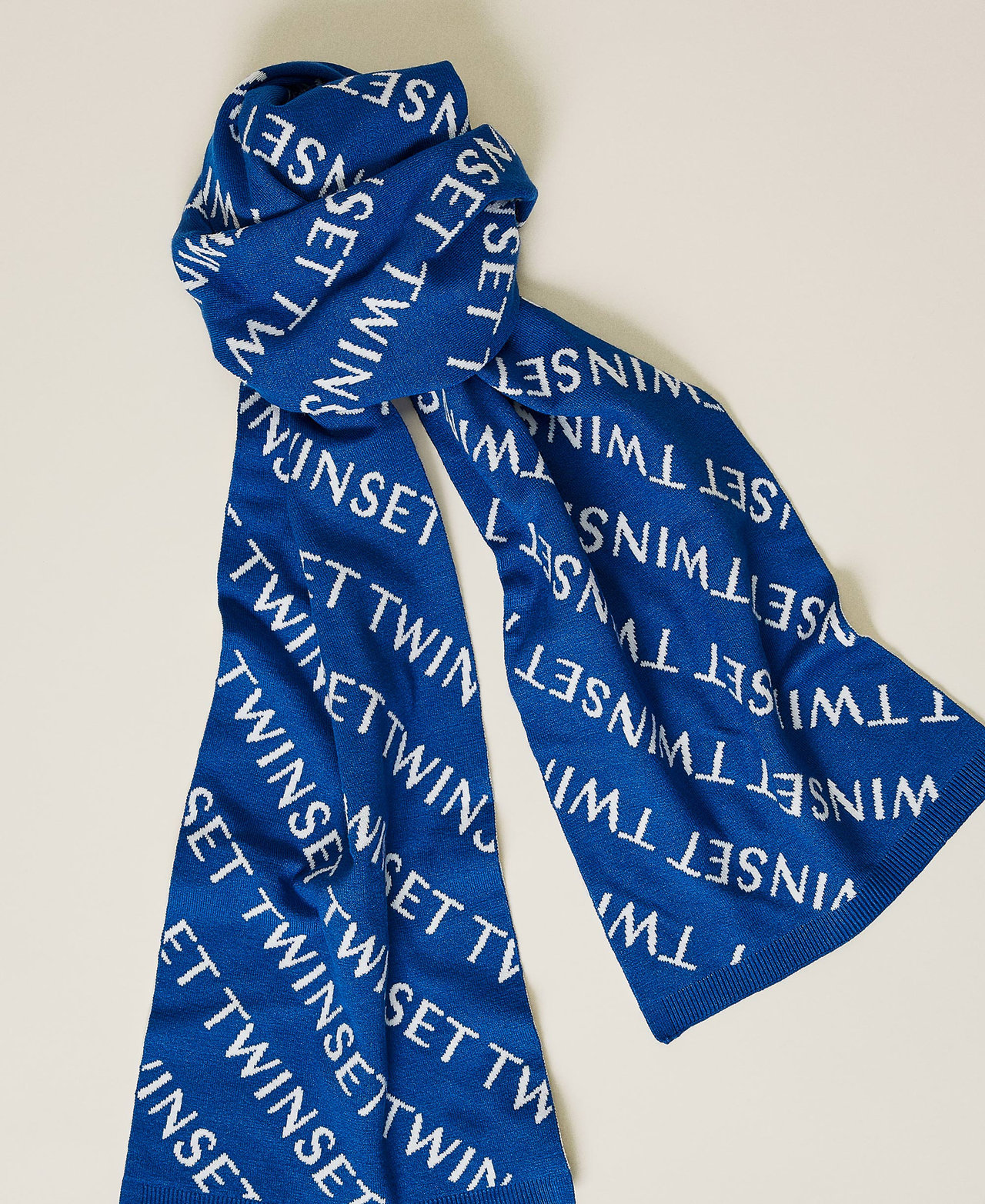 Scarf with jacquard logo Surf / Off White Jacquard Girl 212GJ491G-02