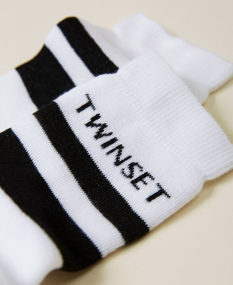 Terry cloth socks with logo Off White Girl 212GJ4931-02