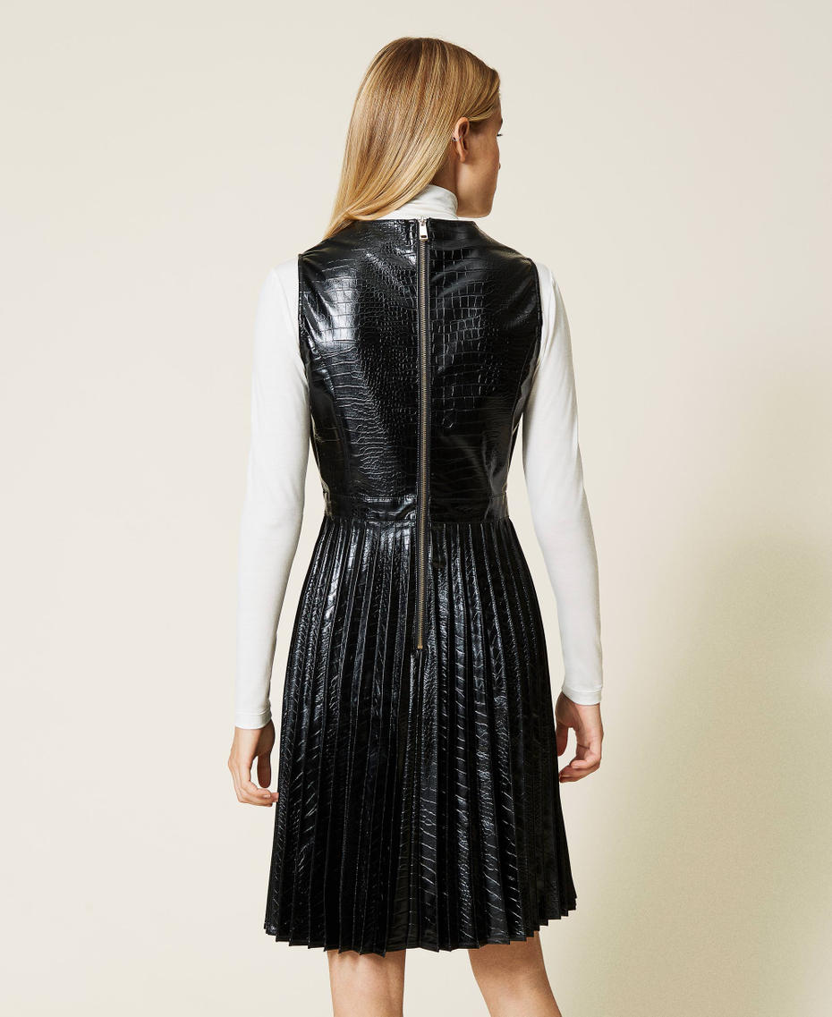 Abito a stampa cocco Nero Donna 212LI2EDD-04