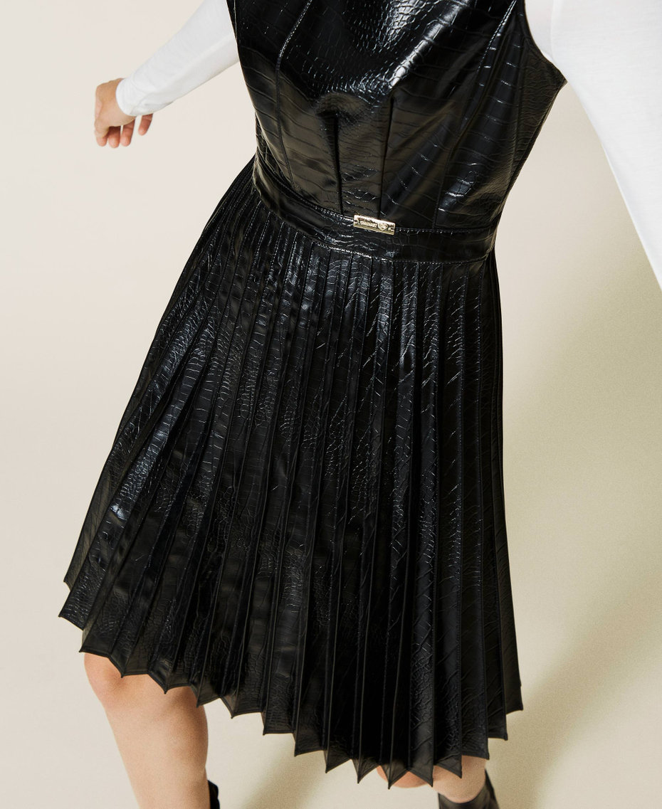 Abito a stampa cocco Nero Donna 212LI2EDD-05