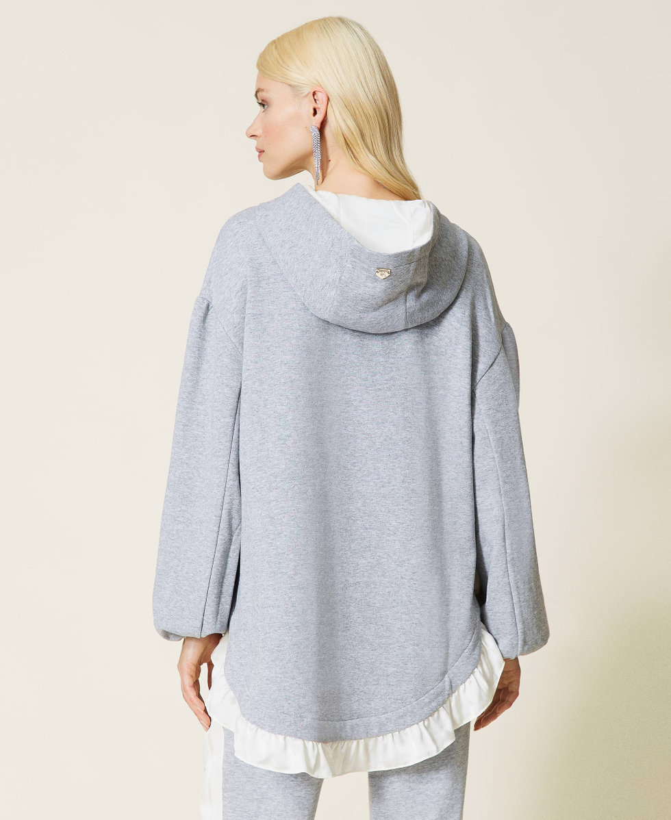 Burberry embroidered jersey hooded cape top