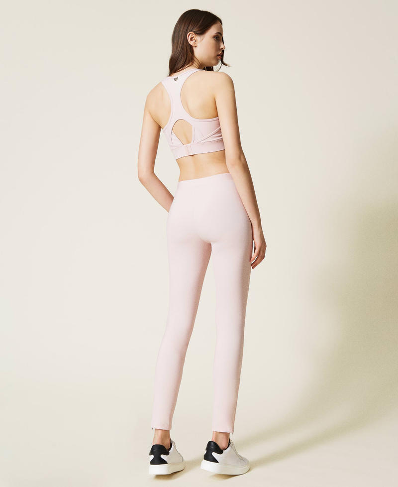 Technical fabric leggings Rose Chiffon Woman 212LI2VJJ-03