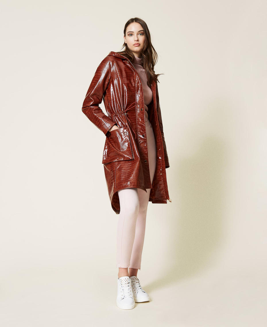 Technical fabric leggings Rose Chiffon Woman 212LI2VJJ-0T