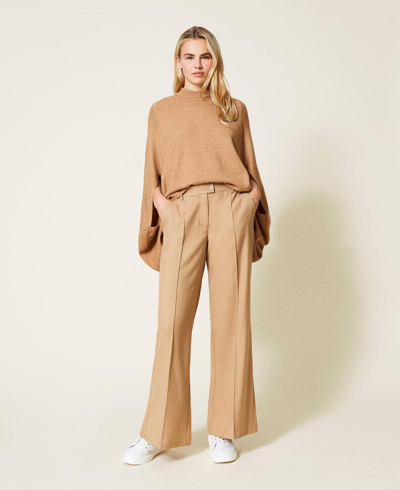 Pantal&oacute;n palazzo de sarga Light Desert Mujer 212LI2XEE-02