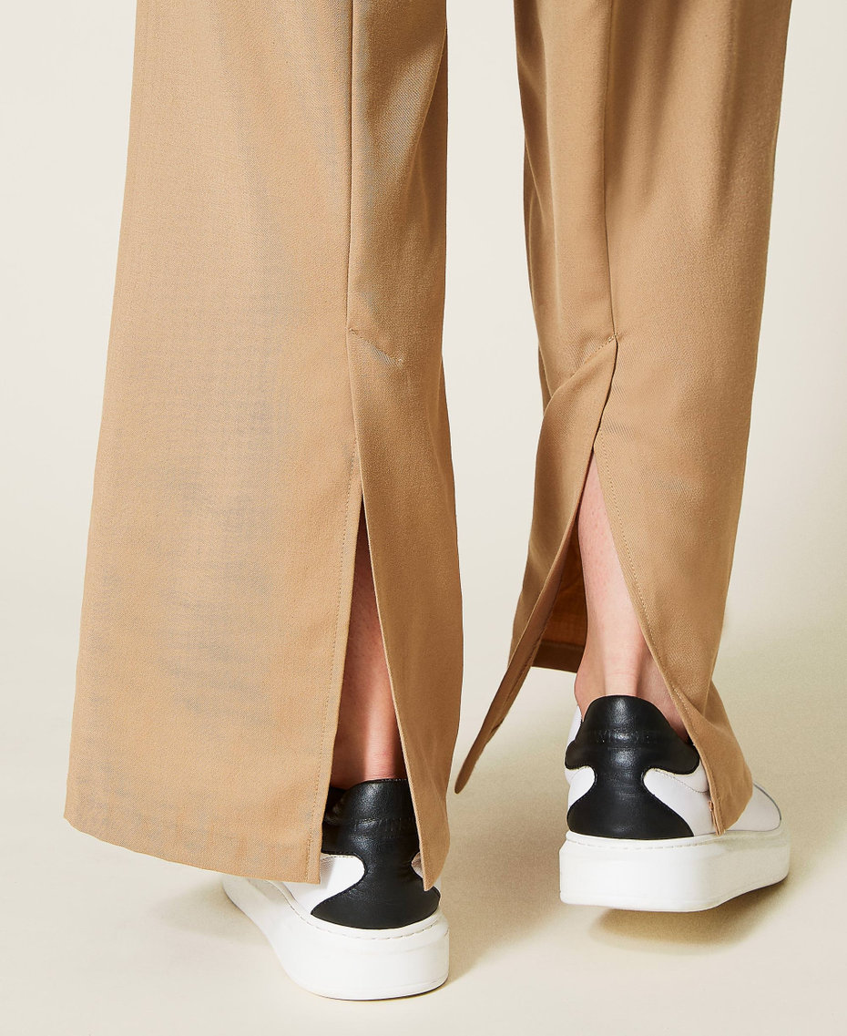 Pantal&oacute;n palazzo de sarga Light Desert Mujer 212LI2XEE-04