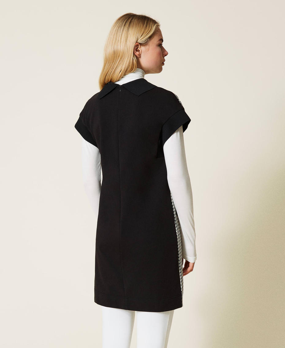 Abito pied-de-poule Pied De Poule Avorio / Nero Donna 212LI2YEE-04