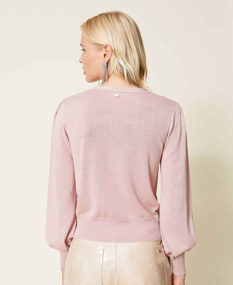 Maglia incrociata con bottoni Donna Rosa TWINSET Milano