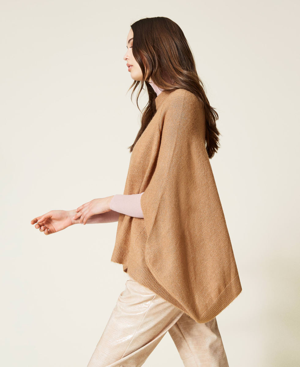 Pull cape Femme, Beige