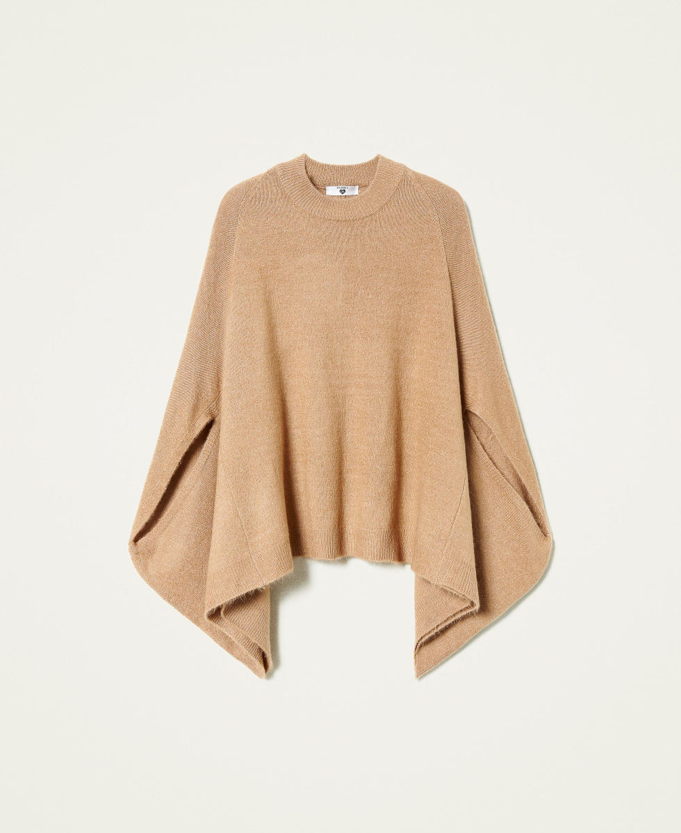 Pull cape Femme, Beige