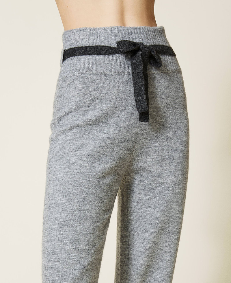 Hooded jumper and joggers Grey Marl / Anthracite / Desert Light Multicolour Woman 212LI3QGG-06