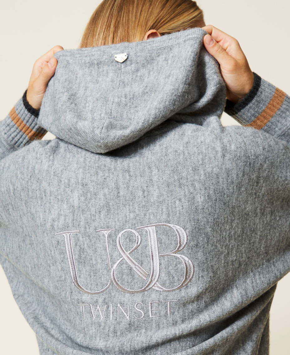 Pull avec capuche et pantalon de jogging Multicolore Gris Chin&eacute; / Gris Anthracite / Light Desert Femme 212LI3QGG-07