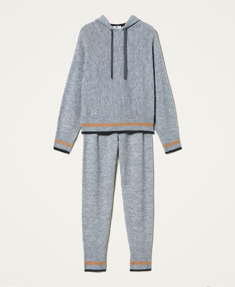 Pull avec capuche et pantalon de jogging Multicolore Gris Chin&eacute; / Gris Anthracite / Light Desert Femme 212LI3QGG-0S