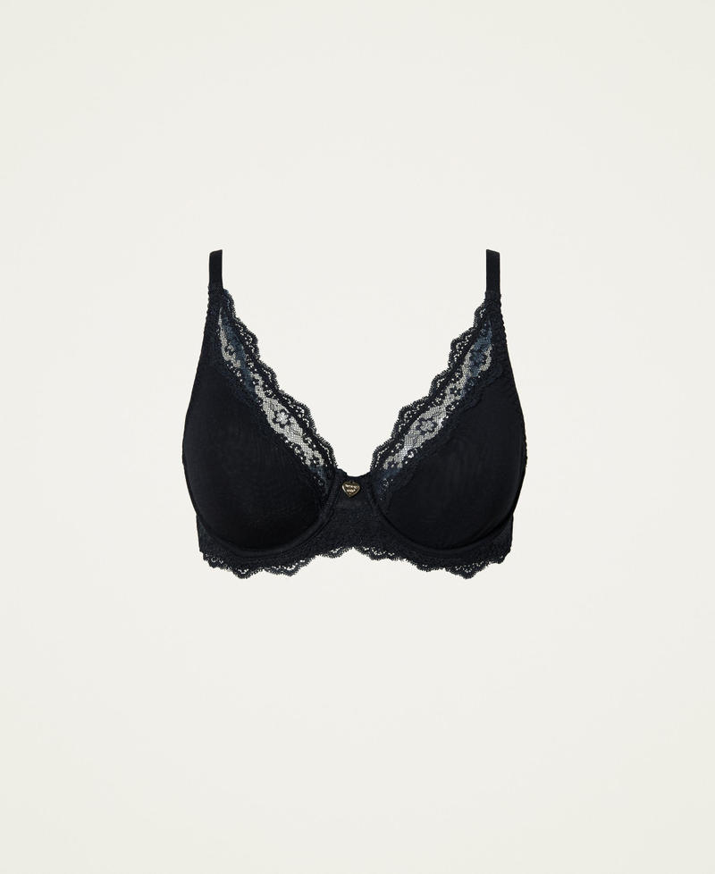 Underwired lace bra Black Woman 212LI6A55-0S