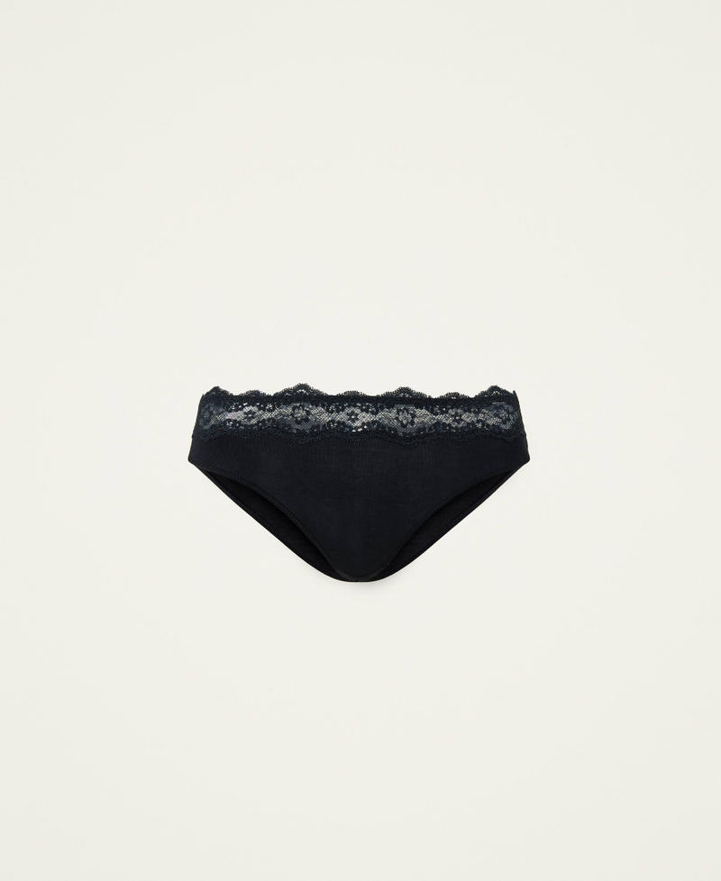 Lace briefs Black Woman 212LI6A66-0S