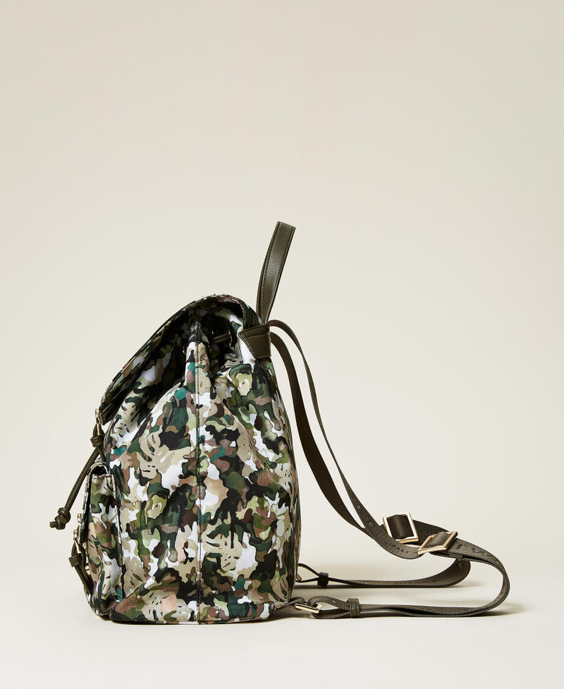 Sac &agrave; dos imprim&eacute; camouflage avec logo Imprim&eacute; Camouflage Jungle Femme 212LI7ZZZ-03