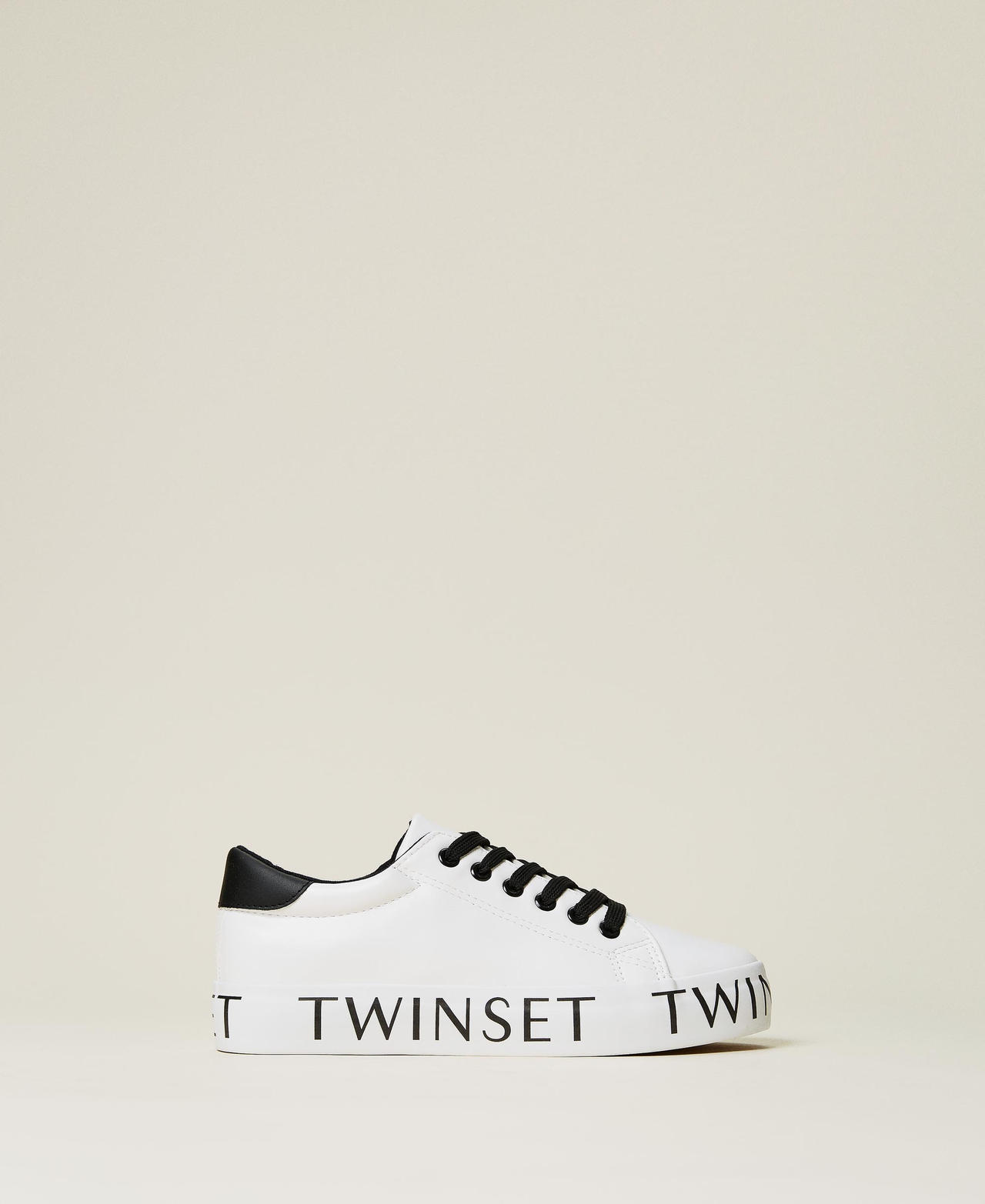 Trainers with logo Woman White TWINSET Milano