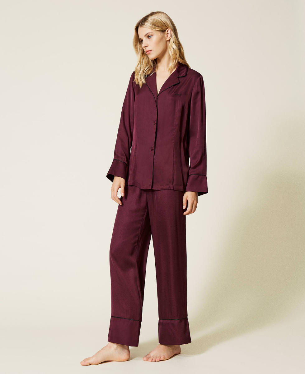 Pijama raso mujer best sale
