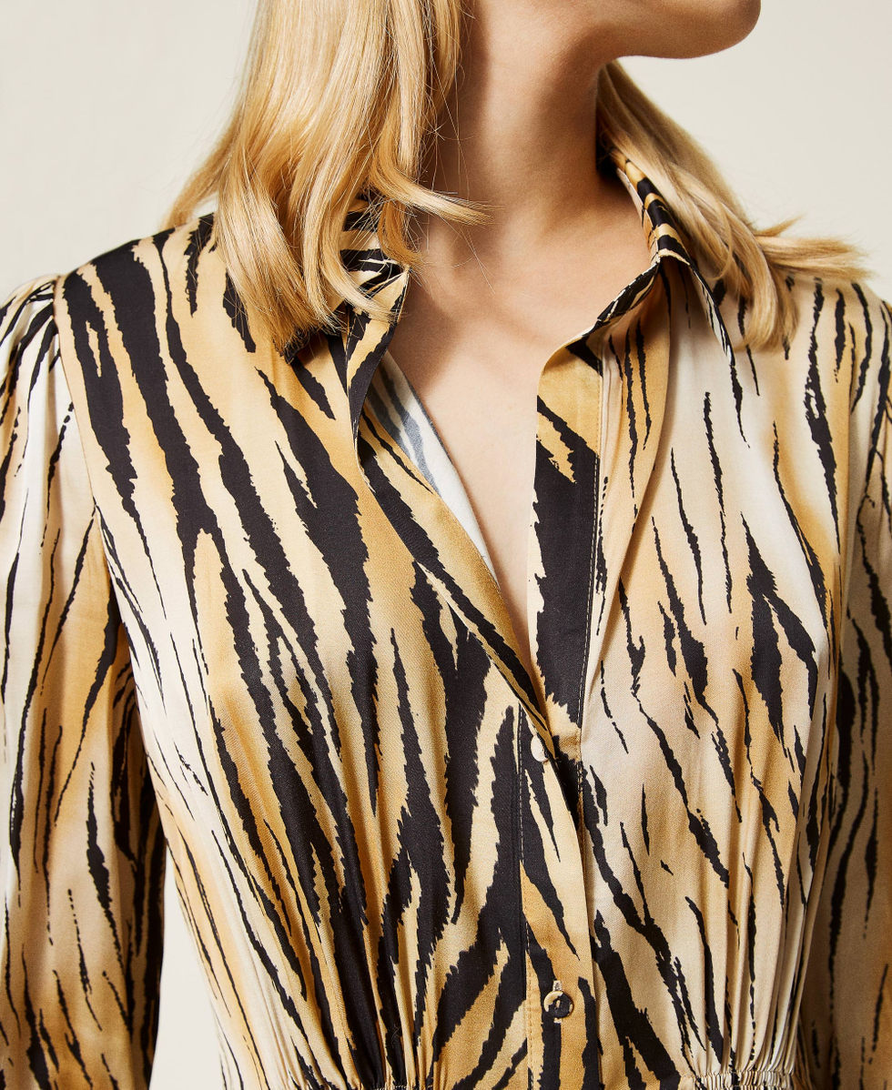 Tiger shirt dress sale