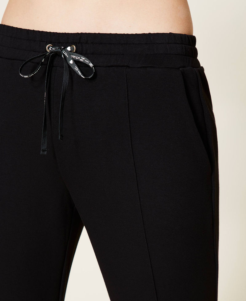 Scuba hoodie and trousers Black Woman 212LL2FAA-06