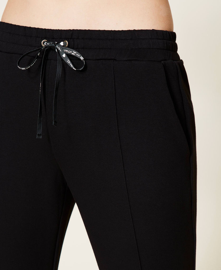 Scuba hoodie and trousers Black Woman 212LL2FAA-06