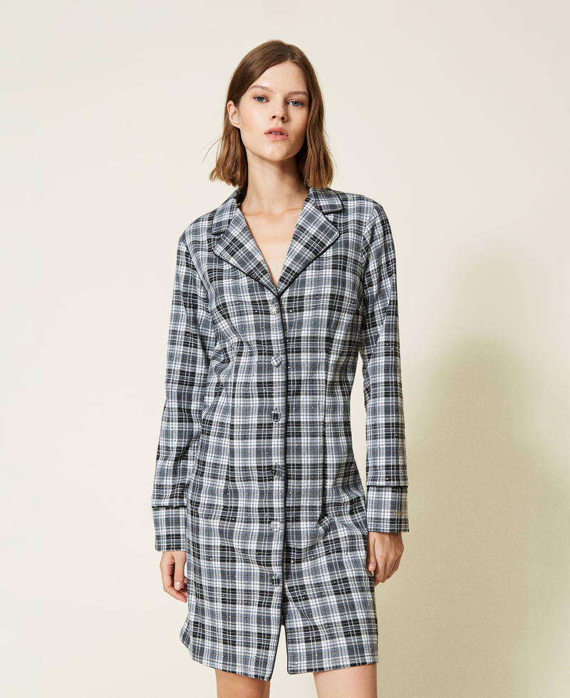 Chequered night gown Check Woman 212LL2LEE-01