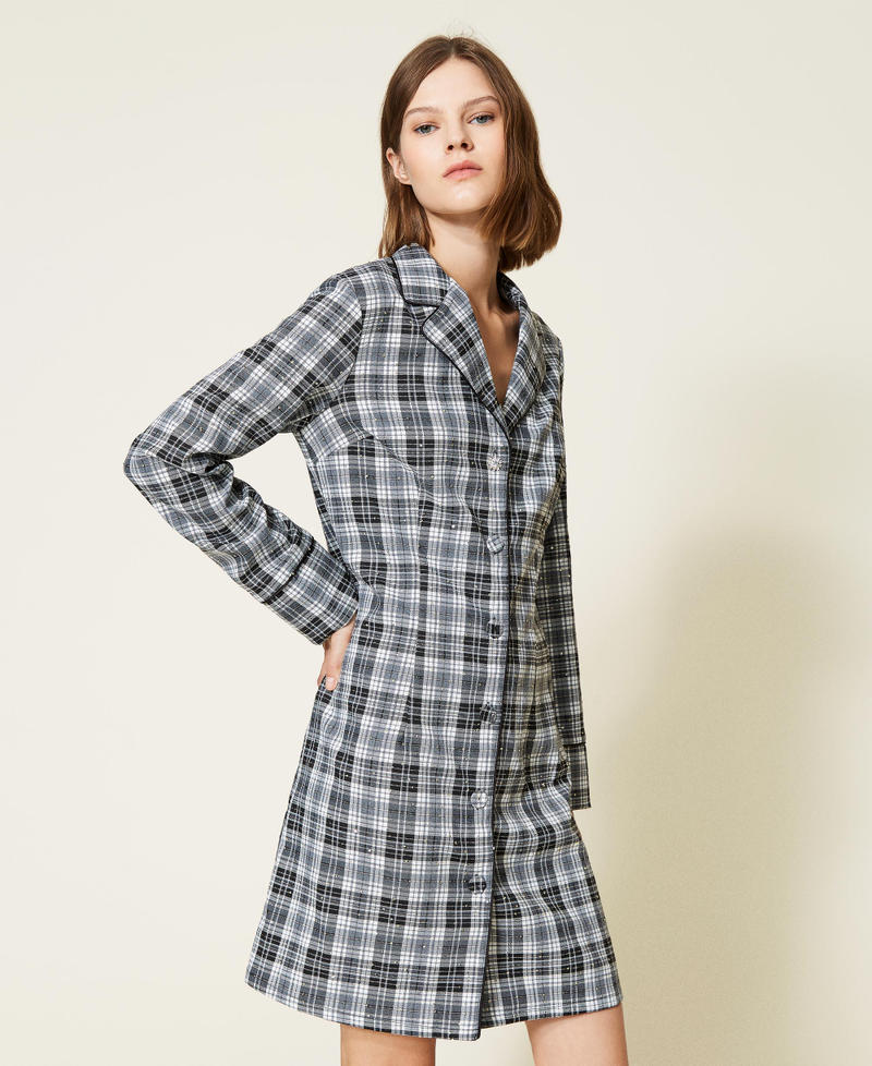 Chequered night gown Check Woman 212LL2LEE-02