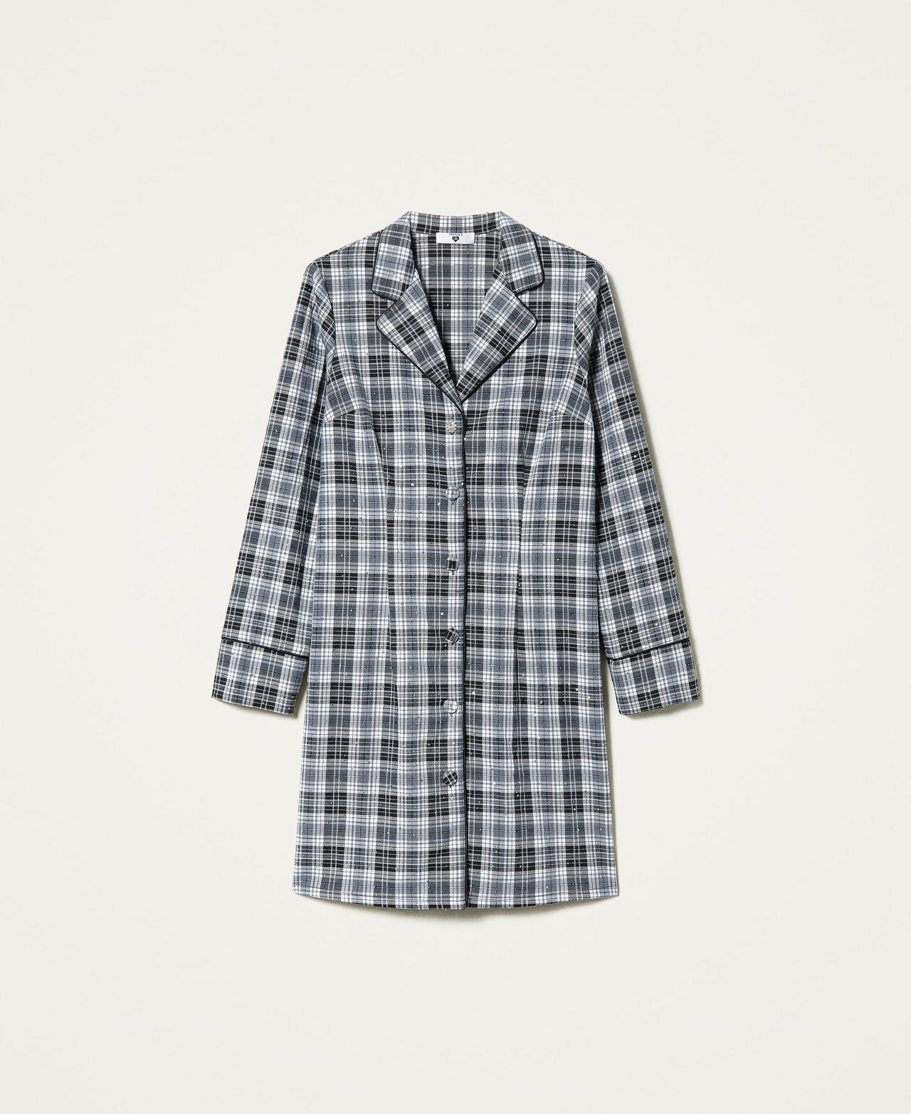 Chequered night gown Check Woman 212LL2LEE-0S