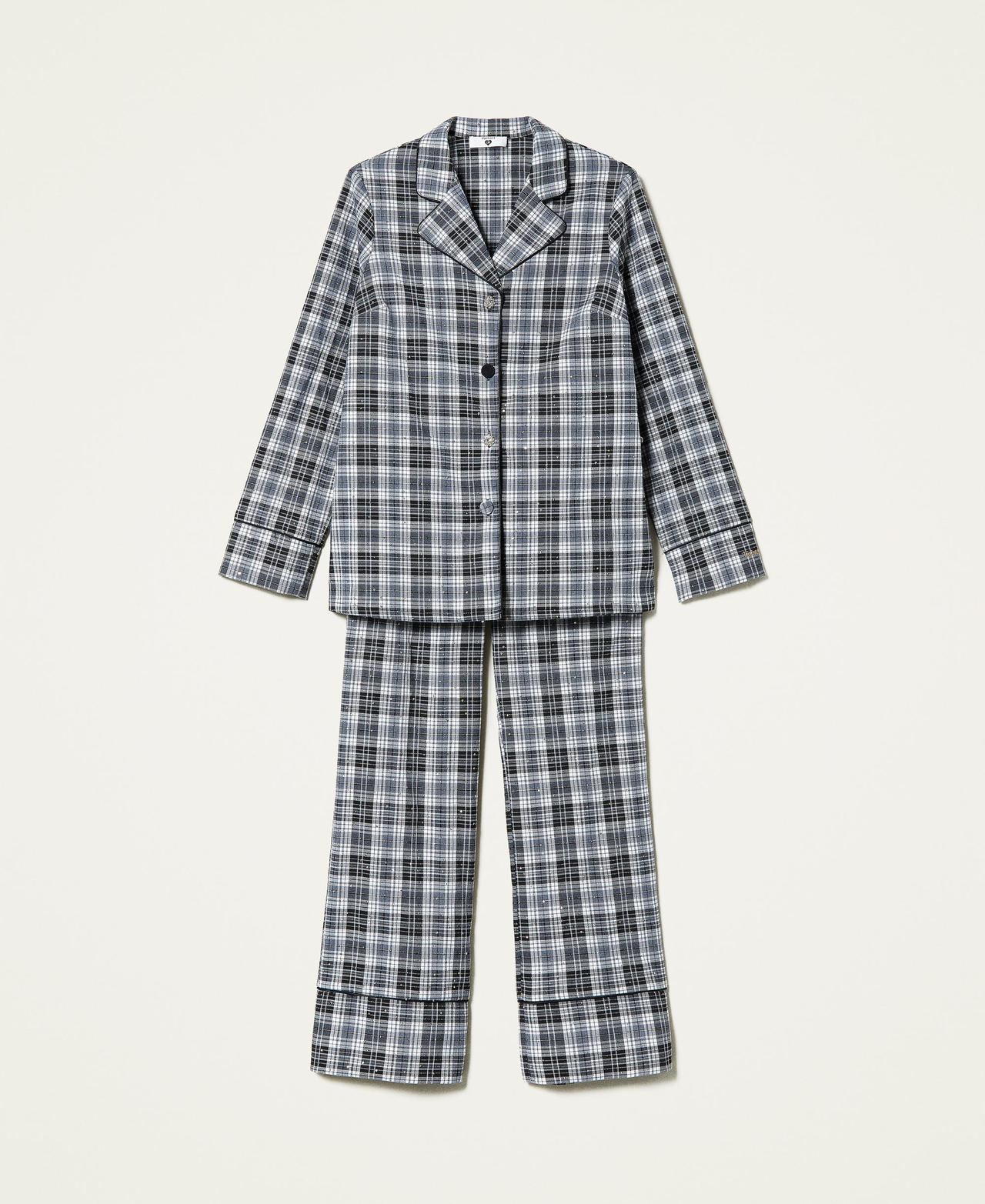 Chequered long pyjamas Check Woman 212LL2LFF-0S