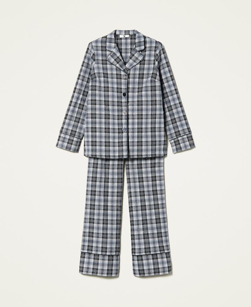 Chequered long pyjamas Check Woman 212LL2LFF-0S