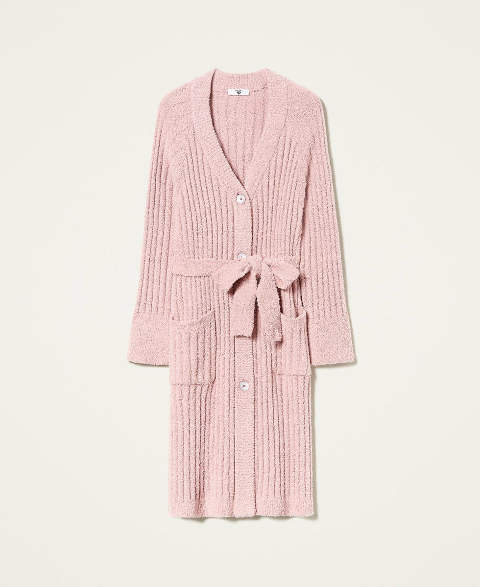 Long chenille cardigan outlet