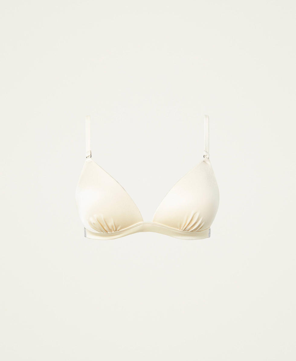 Ivory triangle bra