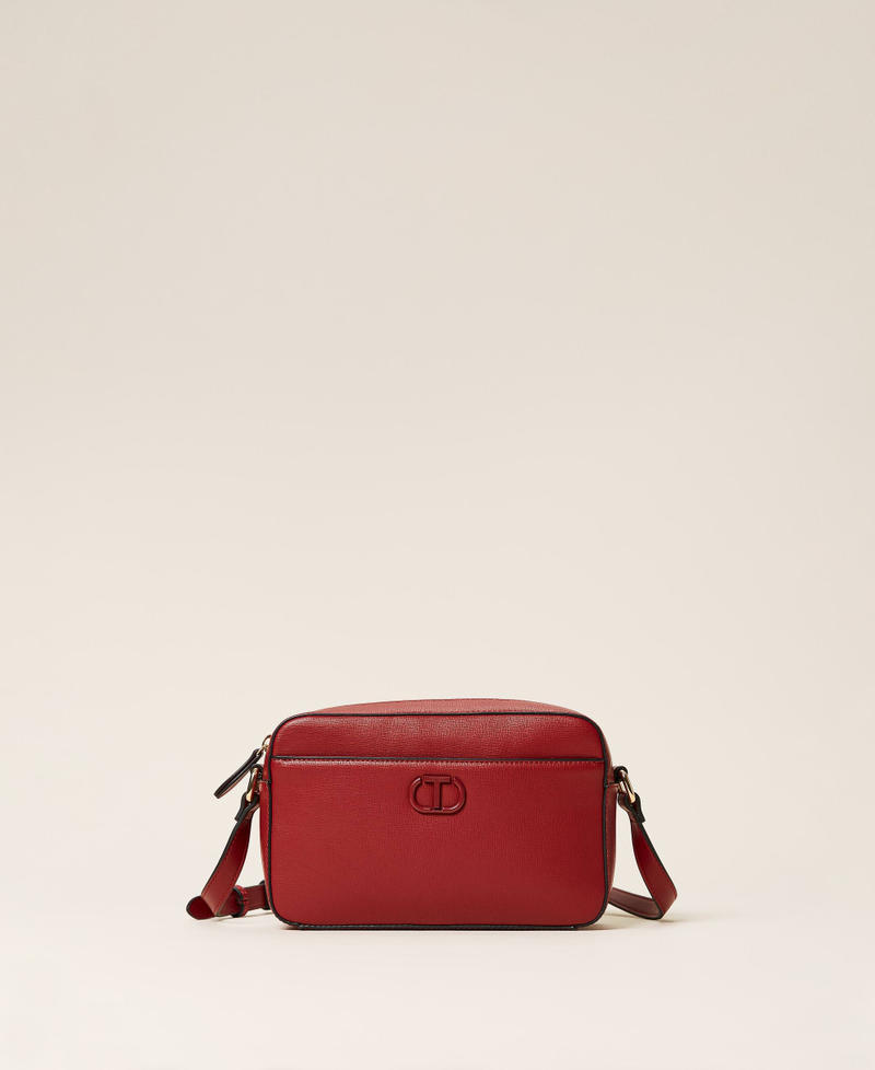 Shoulder bag with pocket "Geranium" Red Woman 212TB7067-02