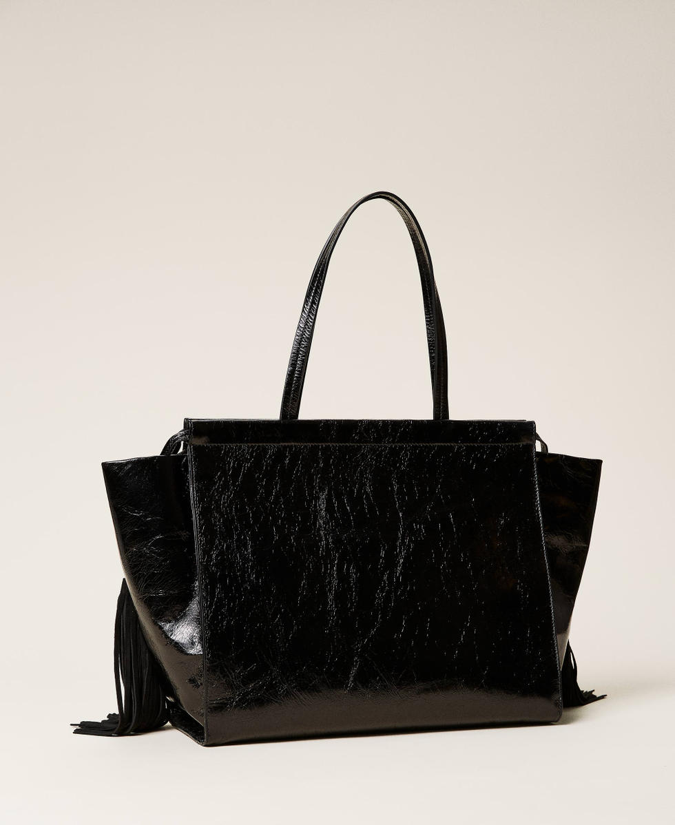Borsa twin shop set frange