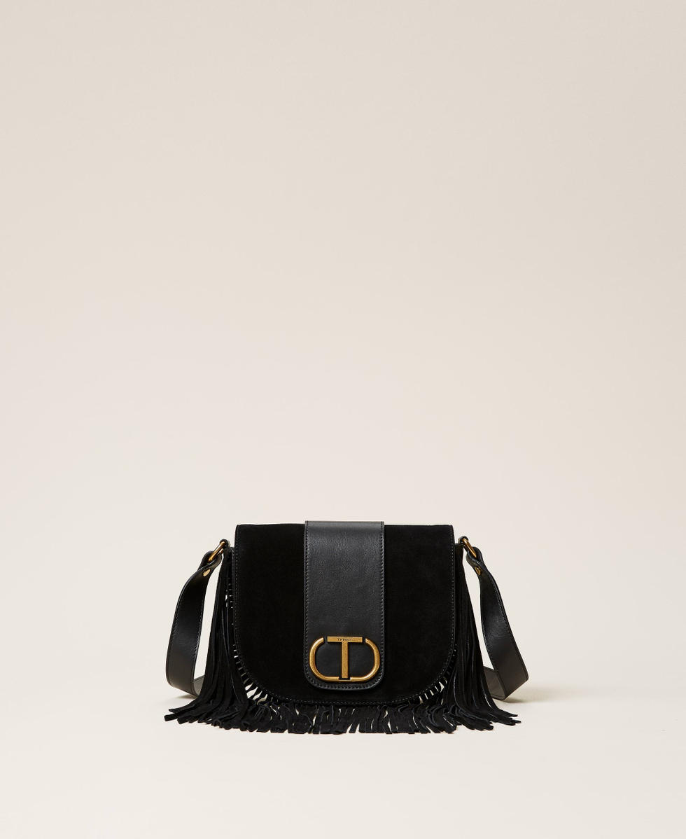 Borsa con frange twin set outlet