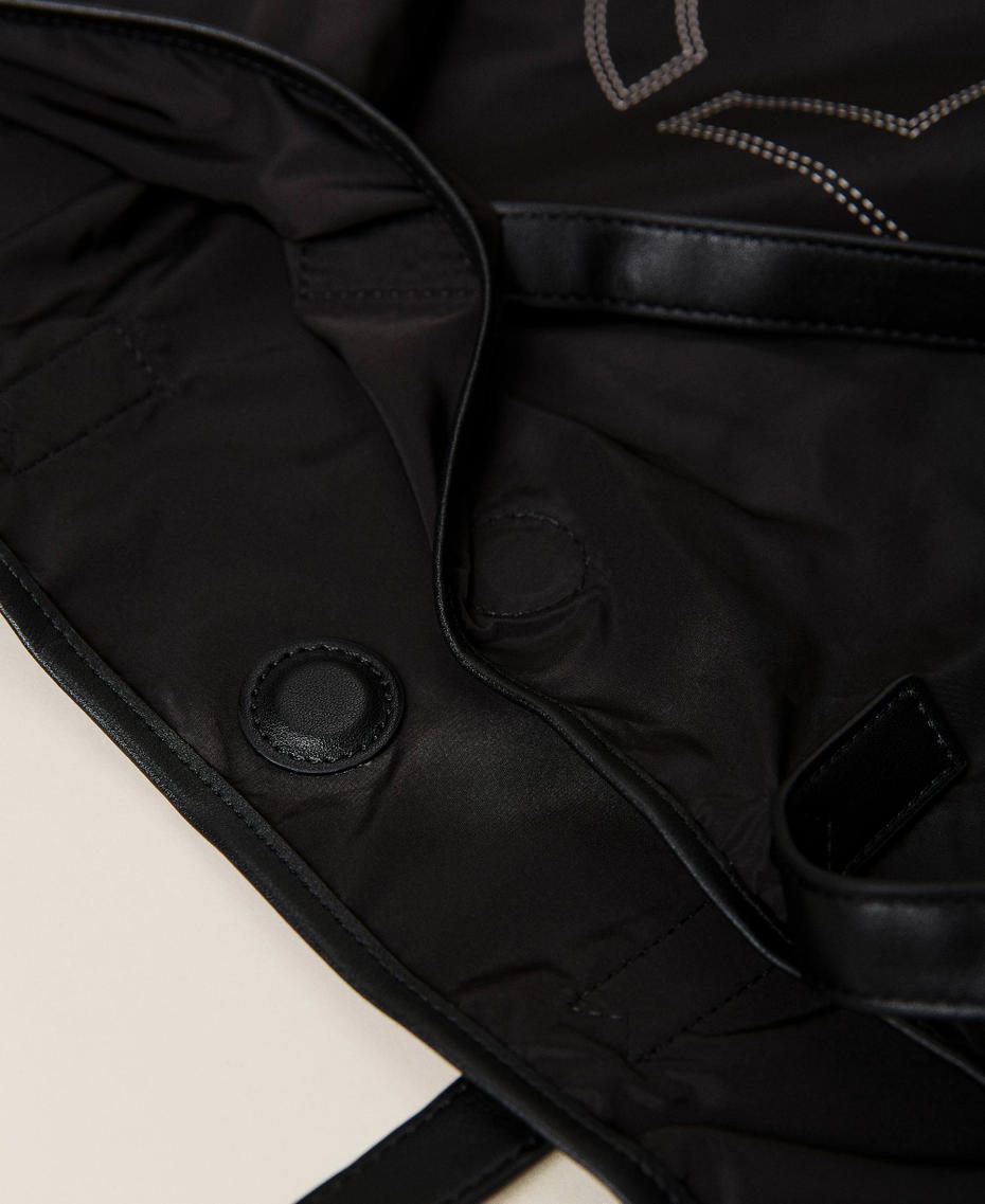 Складная сумка-шоппер с логотипом Черный женщина 212TB7190-06